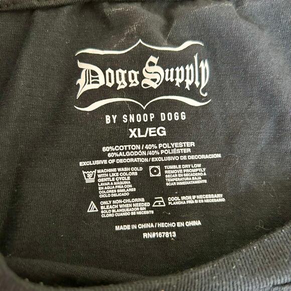 Snoop Dogg Colorful Turn Table Graphic Black T Shirt Size XL - Picture 3 of 3